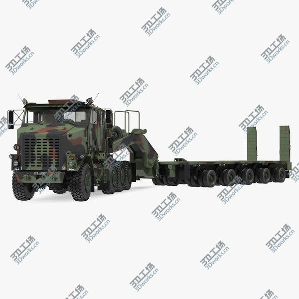 images/goods_img/20210312/3D Oshkosh M1070 Tank Transporter Tractor with M1000 Semi-Trailer Camo Clean Rigged/1.jpg